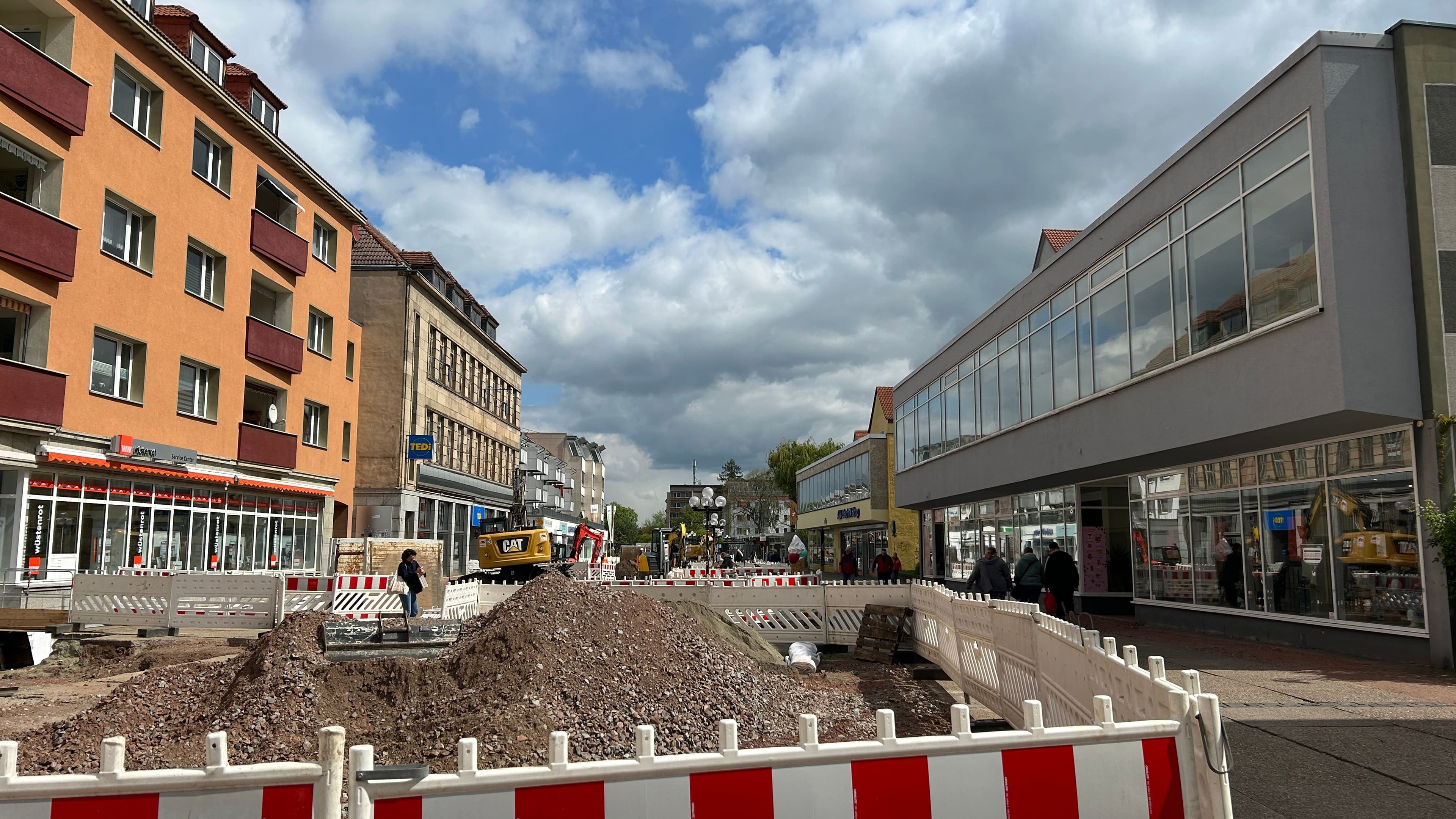 Aktuelle Baufortschritte auf dem Breiten Weg