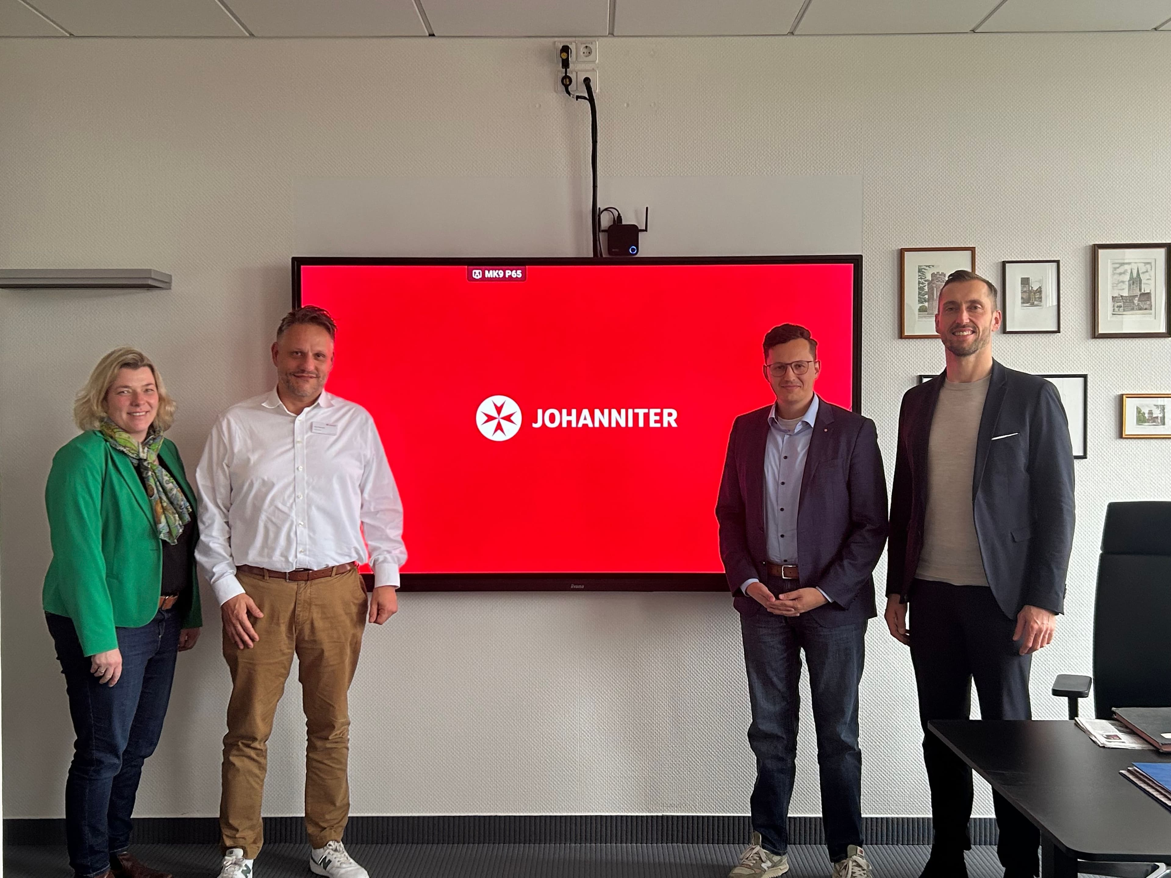 Oberbürgermeister besucht Johanniter-Krankenhaus Stendal