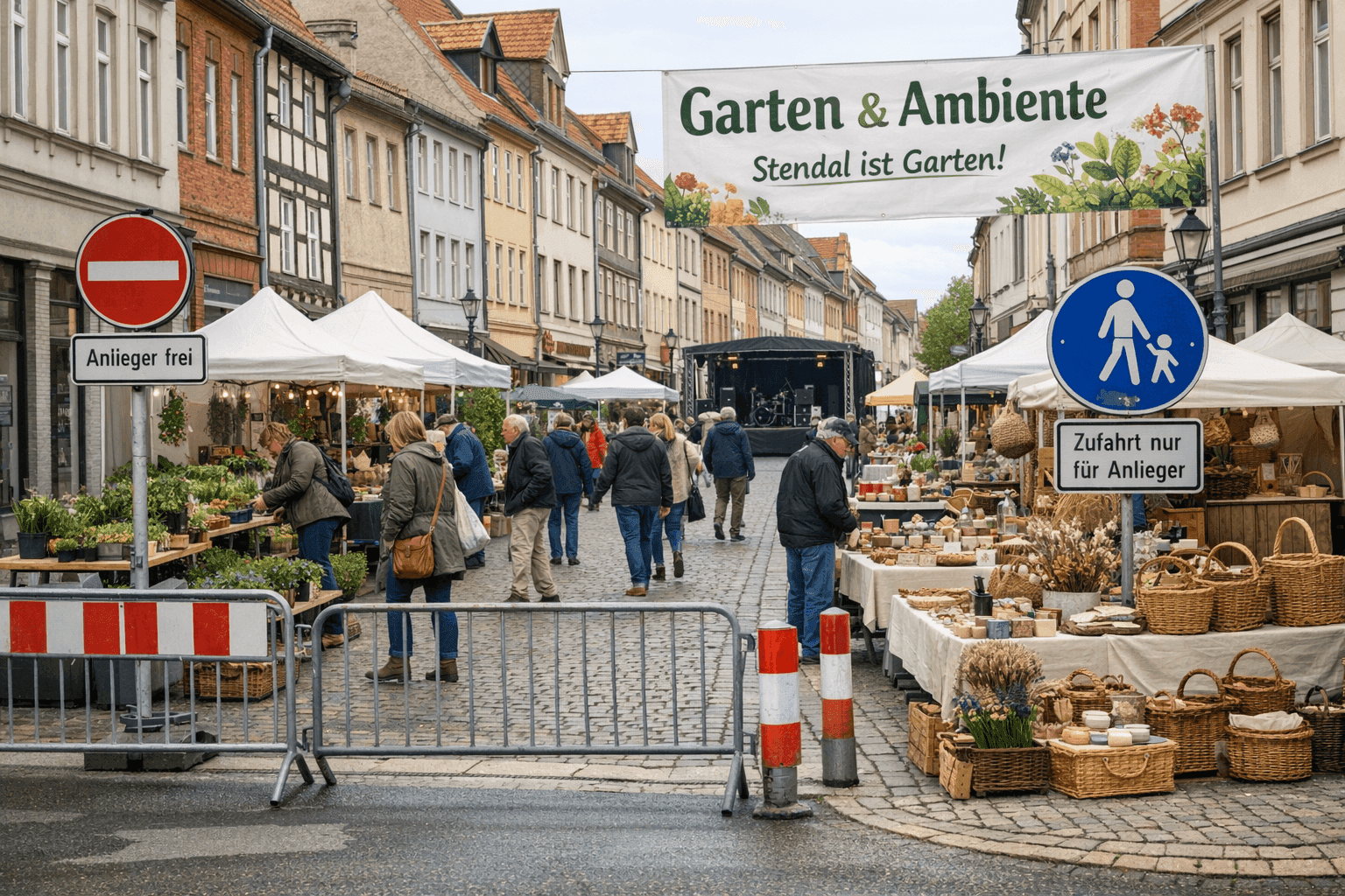 Stendal lockt mit „Garten & Ambiente“ in die Altstadt