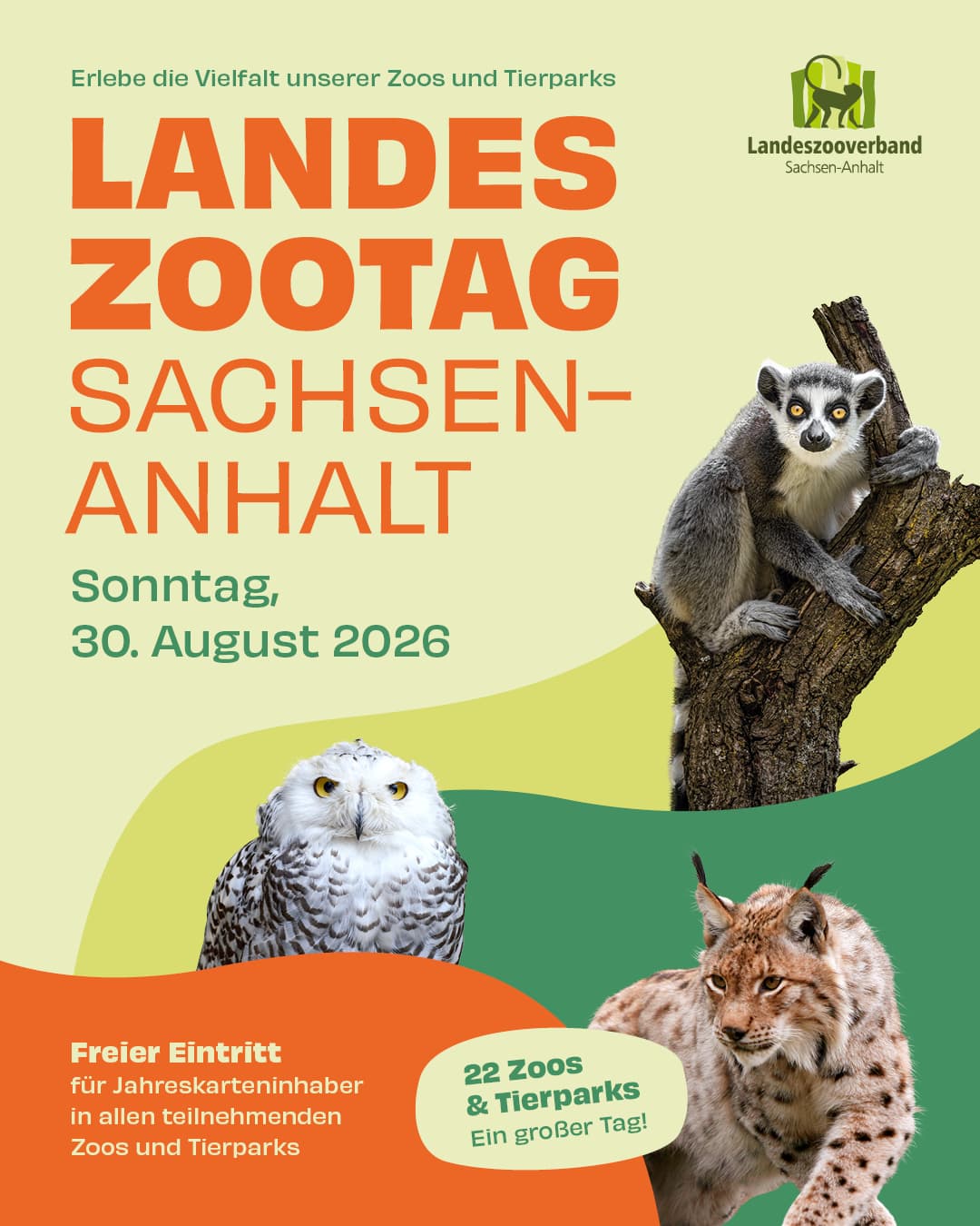 Tiergarten Halberstadt beteiligt sich am 2. Landeszootag Sachsen-Anhalt