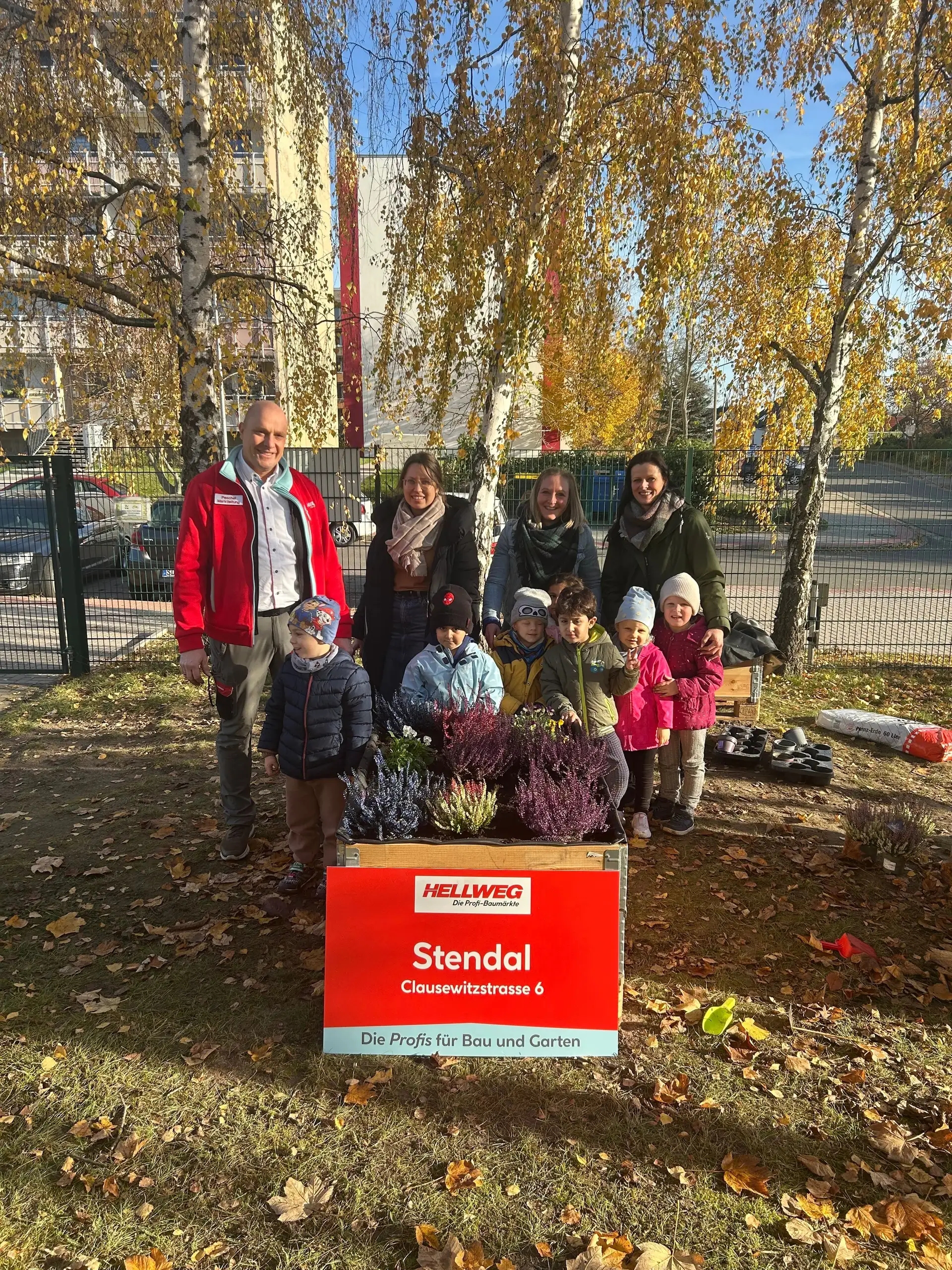Bunte Hochbeete für Stendaler Kita