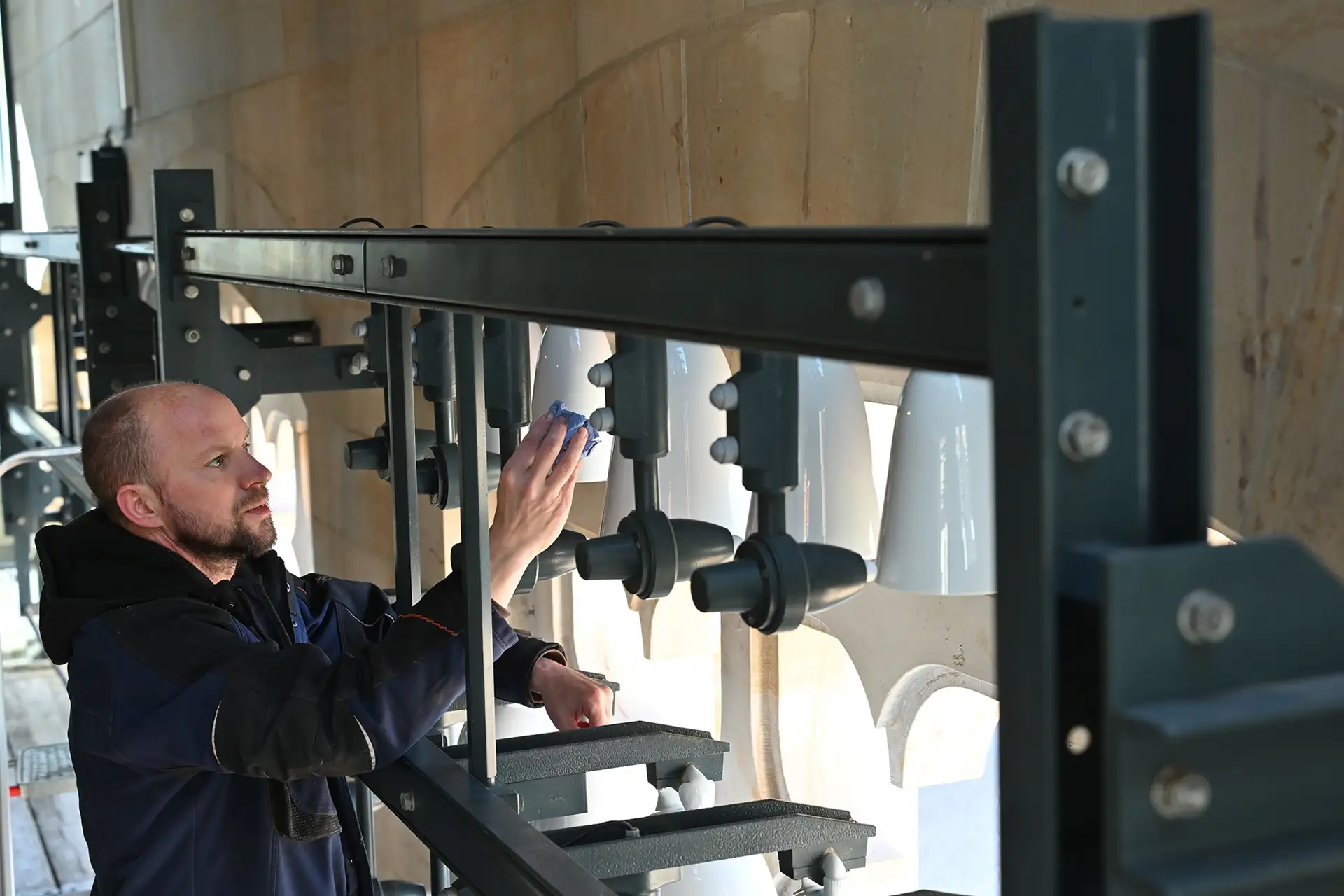 Frühjahrsputz für Halberstadts Glockenspiel