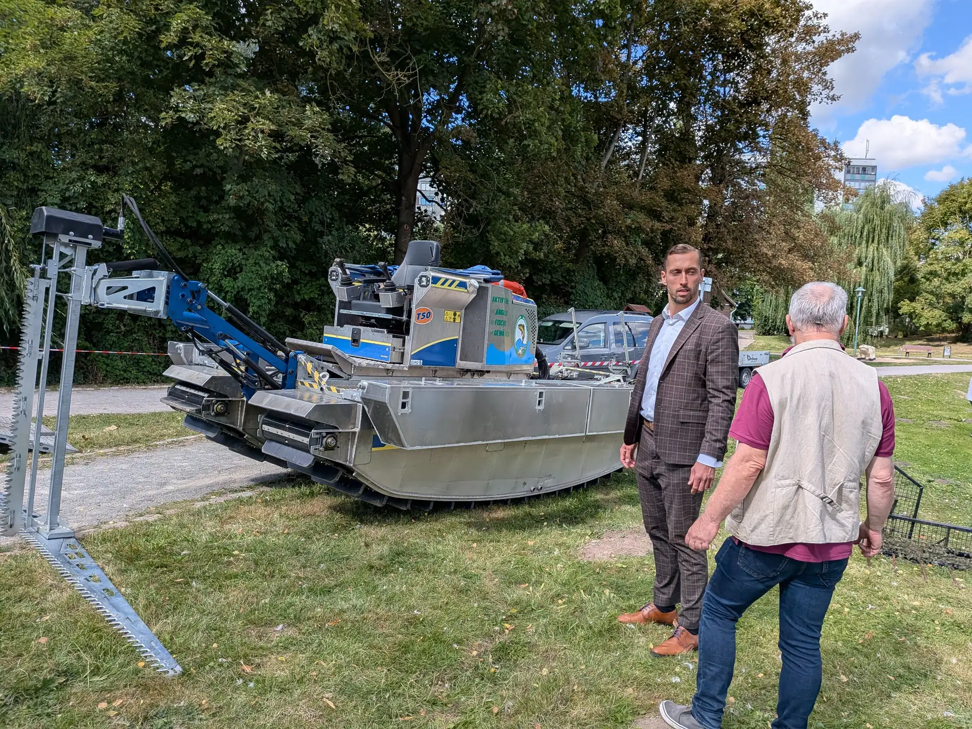 Pflegeaktion am Stadtsee in Stendal gestartet