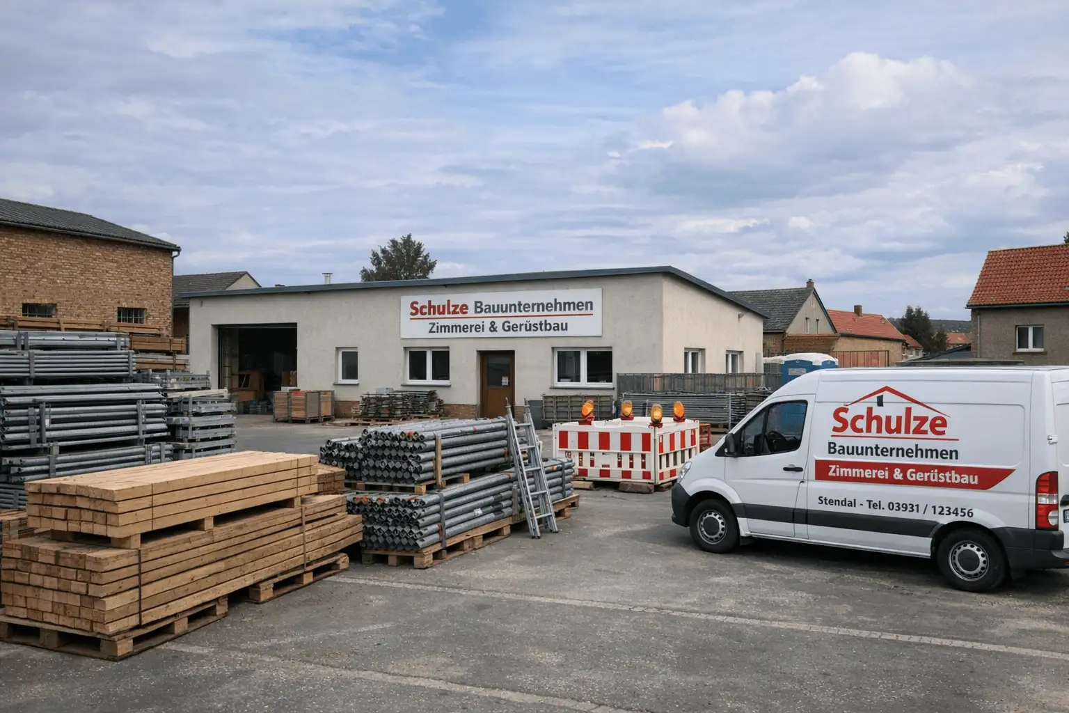 Sieler besucht Stendaler Bauunternehmen