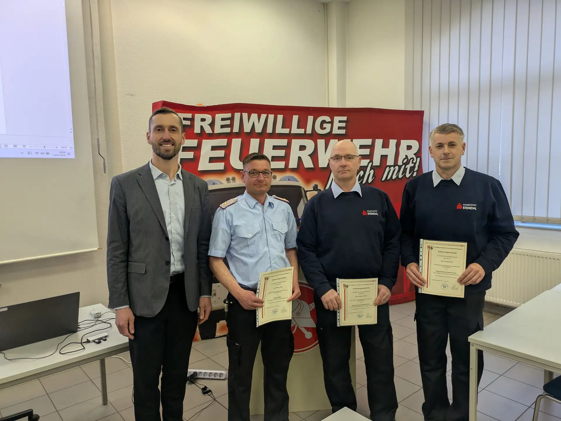 Stendal hat eine neue Feuerwehrspitze