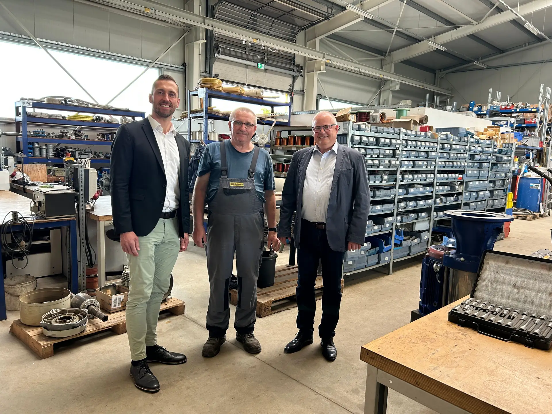 Oberbürgermeister besucht Enßlen GmbH in Stendal